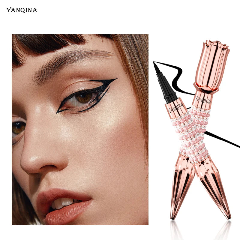 Fast Quick Dry Queen Luxury Eyeliner Soft Smooth Eye Liner Waterproof Eyeliner Cosmetics Black Eyeliner Pen Eyes Makeup