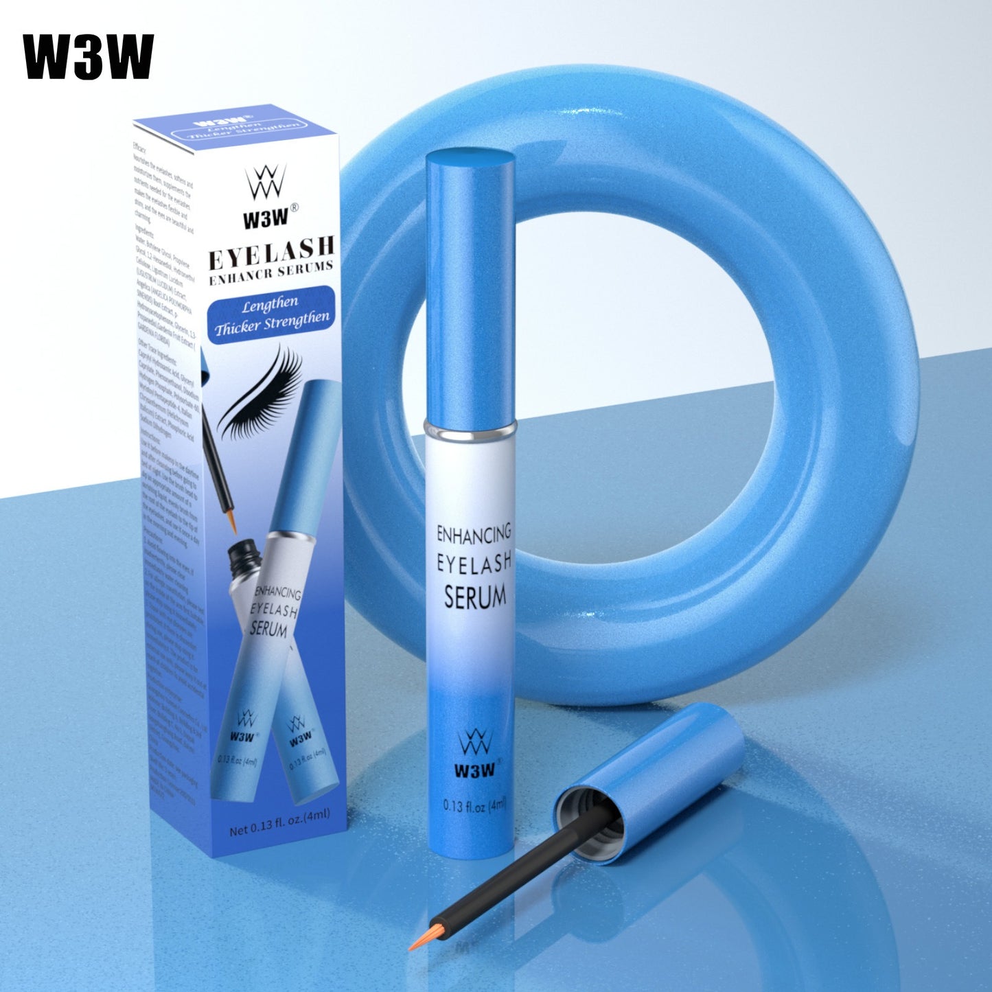 W3W Eyelash serum black thick Eyelash serum long curling