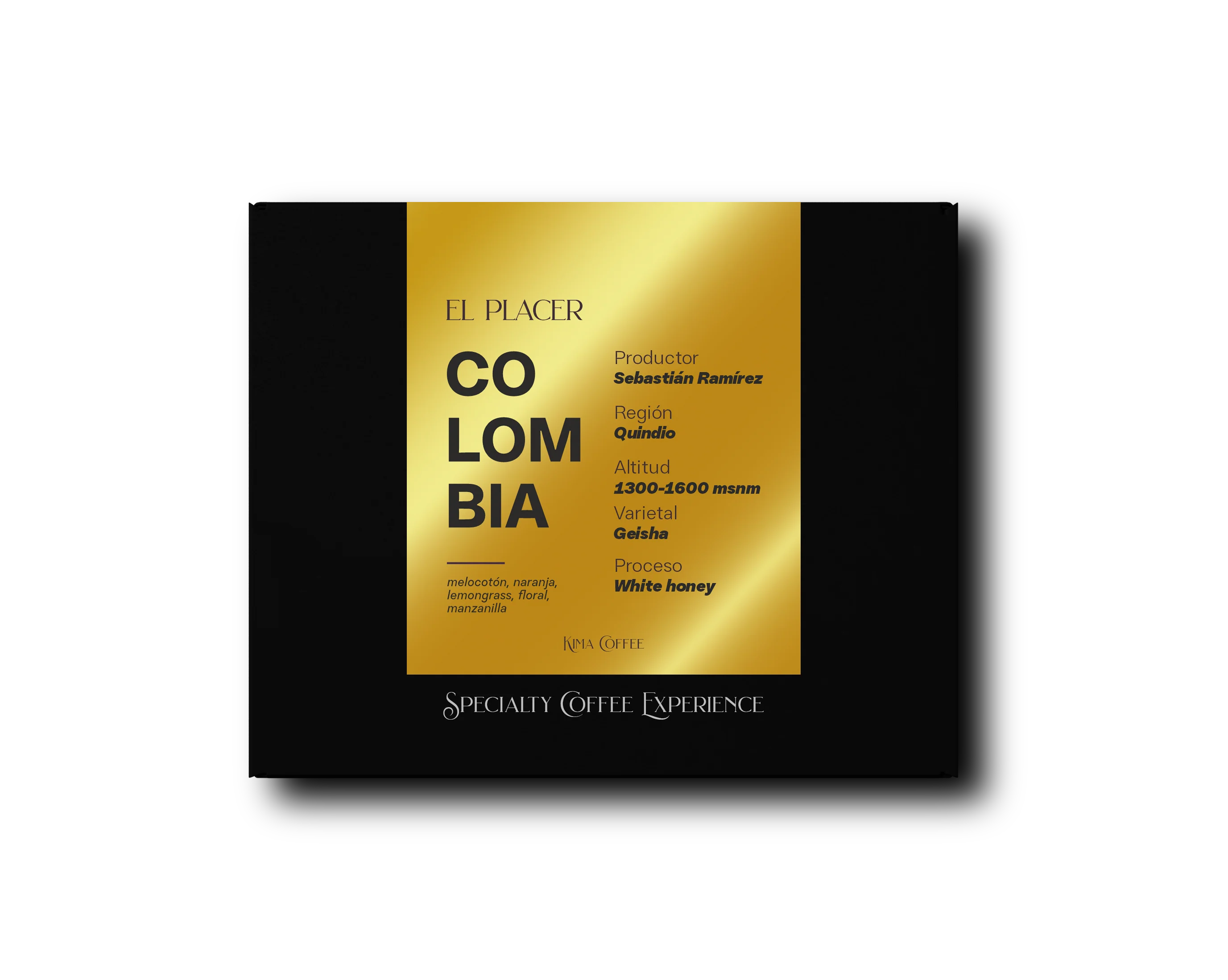 El Placer. Geisha MC. Café de Colombia