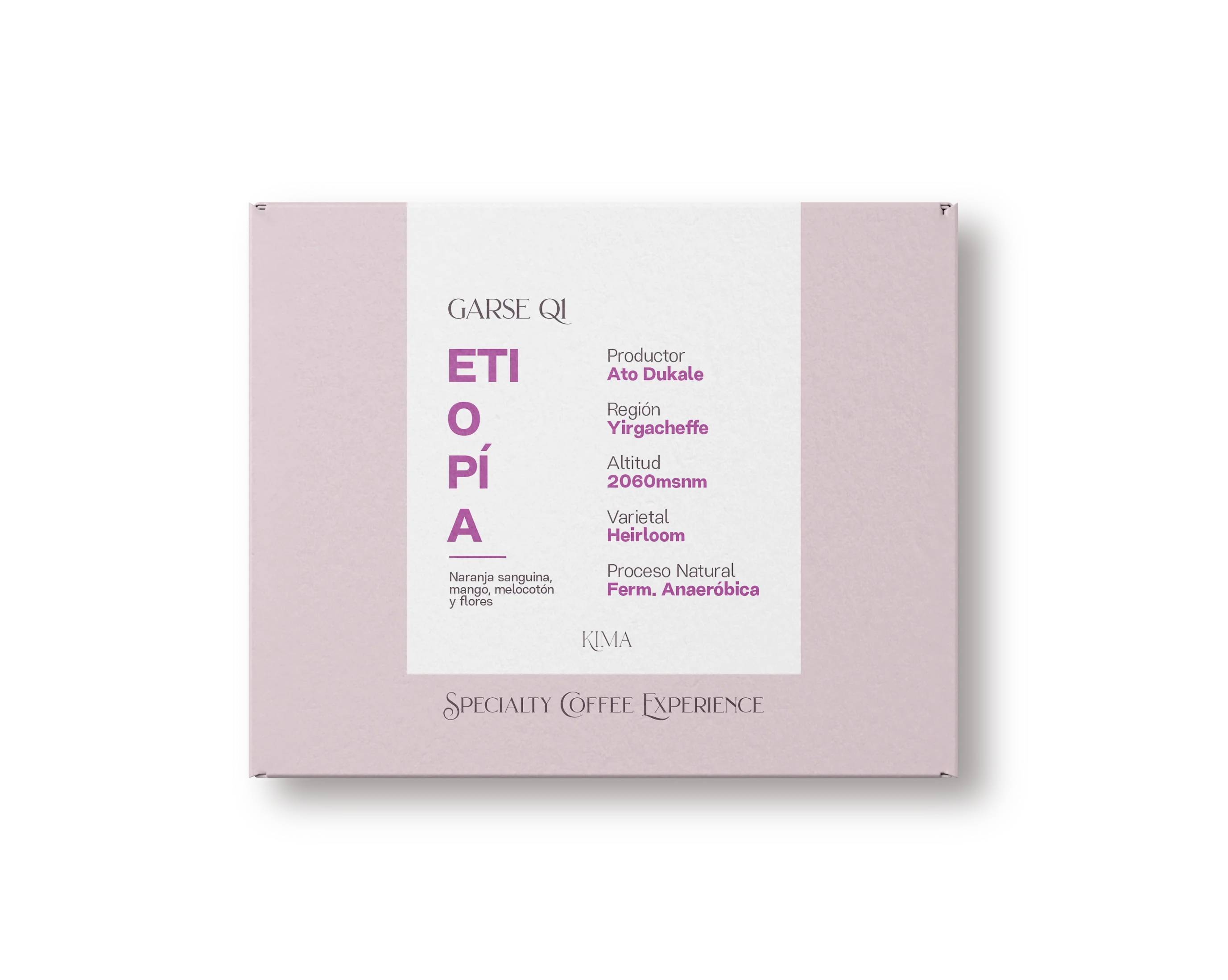 Garse Q1 Anaerobic. Cafe De Etiopía