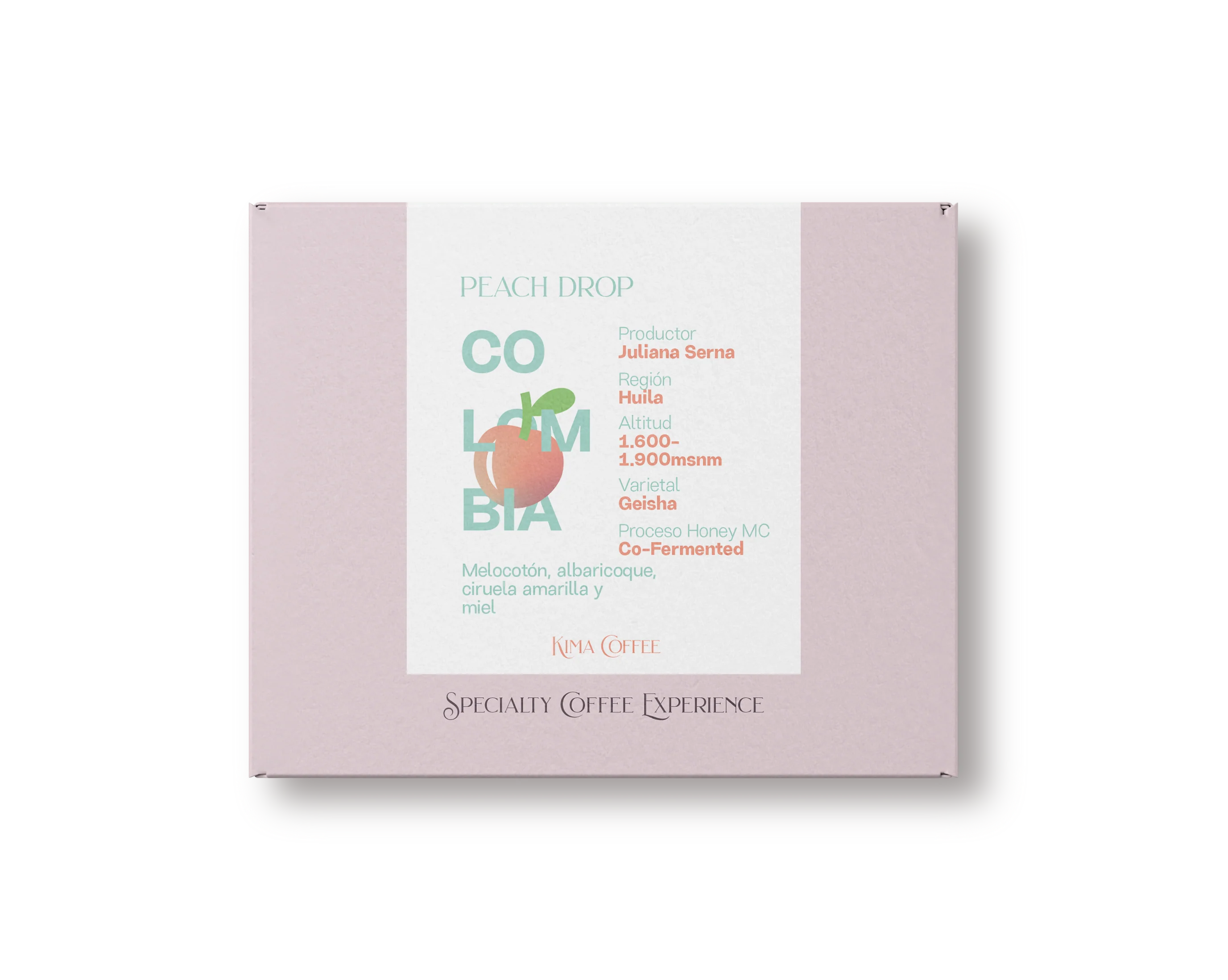 Peach Drop. Café de Colombia